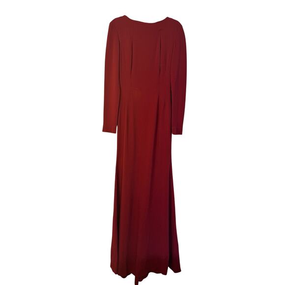 Victoria Beckham Red Viscose Long Dress - Picture 1 of 6